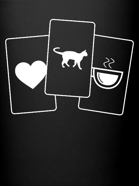 Heart - Coffee - Cat -