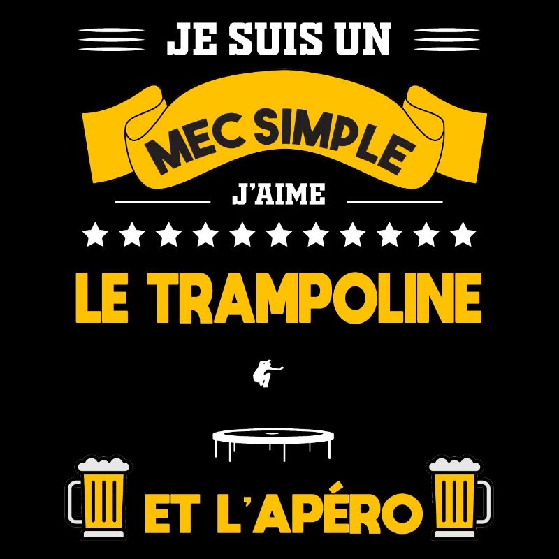 trampoline apéro mec simple