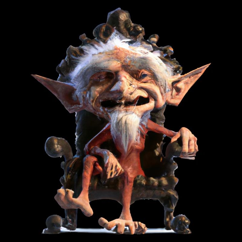 Gnome Sur Son Trône