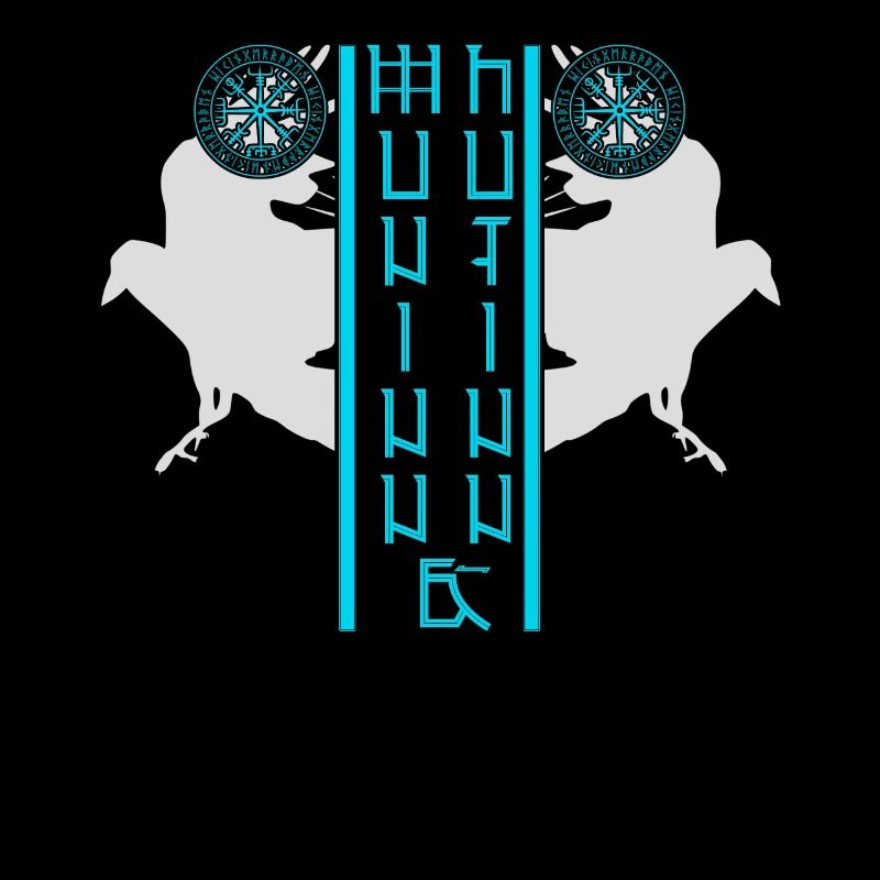 Vegvisir Raben Valhalla Wikinger