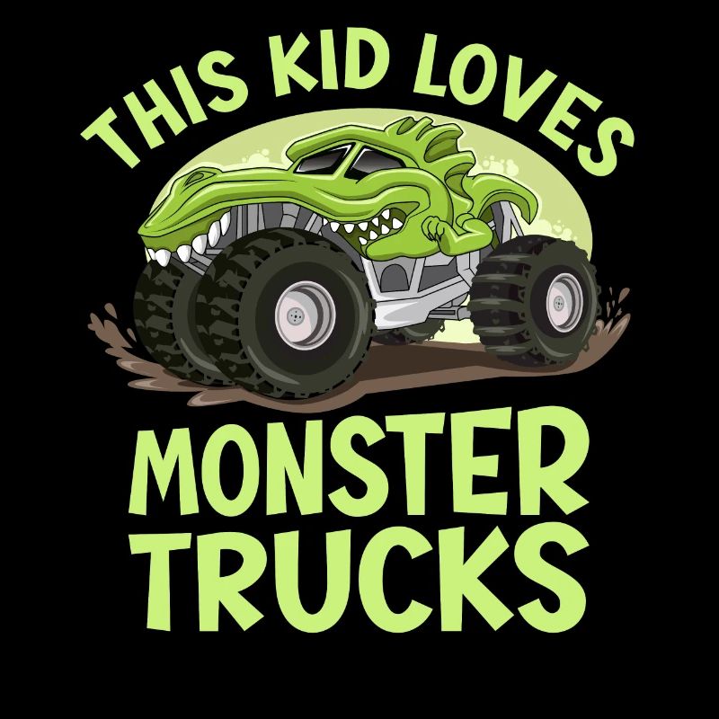 Dieses Kind Liebt Monstertrucks