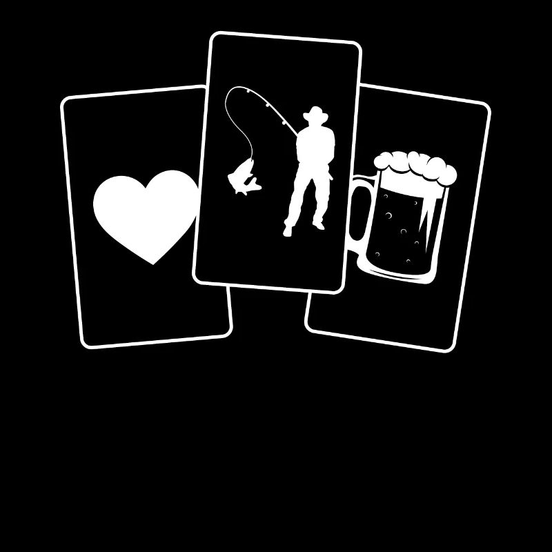 Herz - Bier - Angeln -
