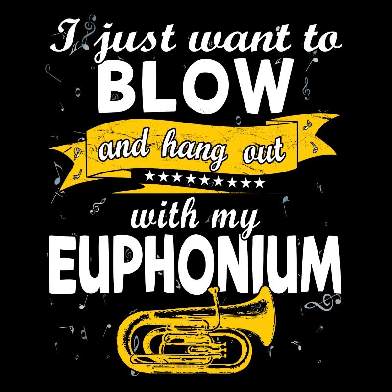 Drôle de fanfare de cuivres Euphonium