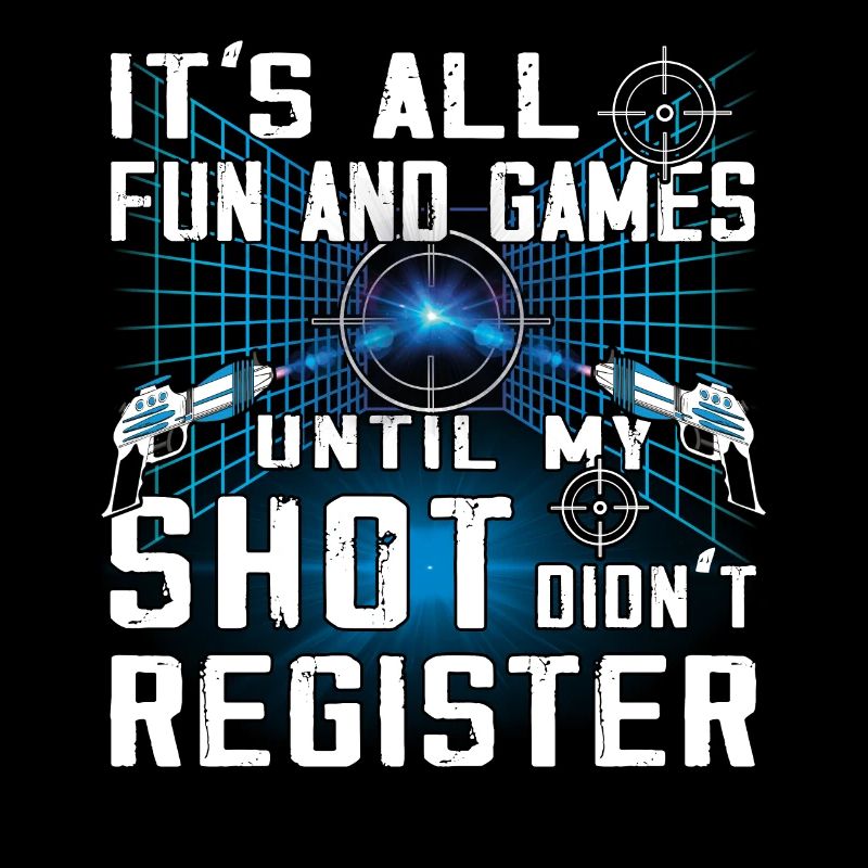 Cooler Lasertag-Player