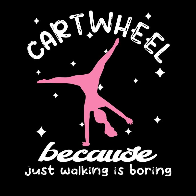 Cool gymnastics acrobatic cart wheel