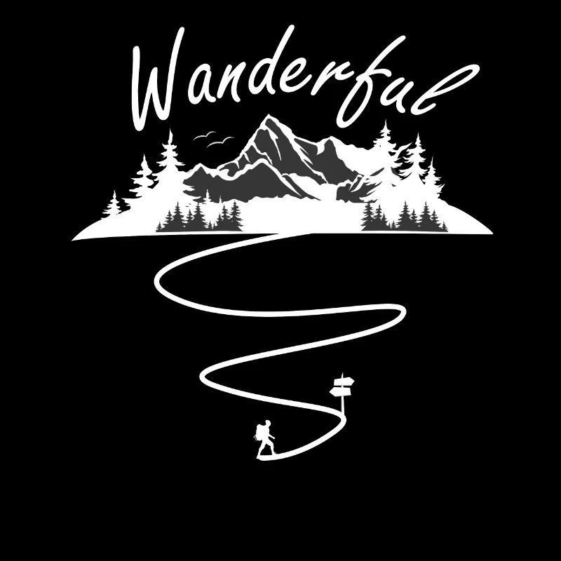 Wanderer Wanderful Bergsteiger Kletterer Geschenk