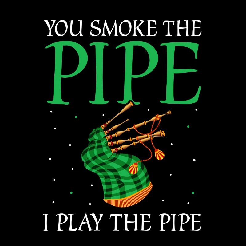 Bagpipe Design for Scotland Pride and Bagpipes