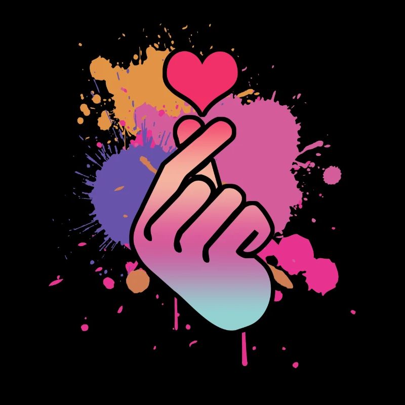 Kpop Finger Korean Popmusik Retro K-Pop