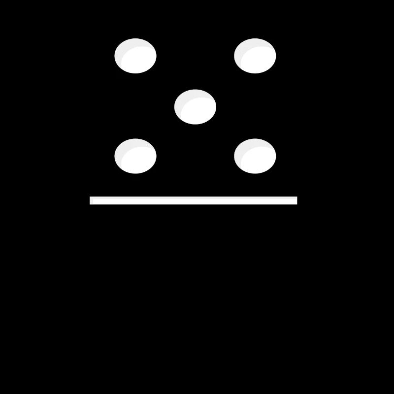 Domino Game Tile 5-0 - Funny Group Costume