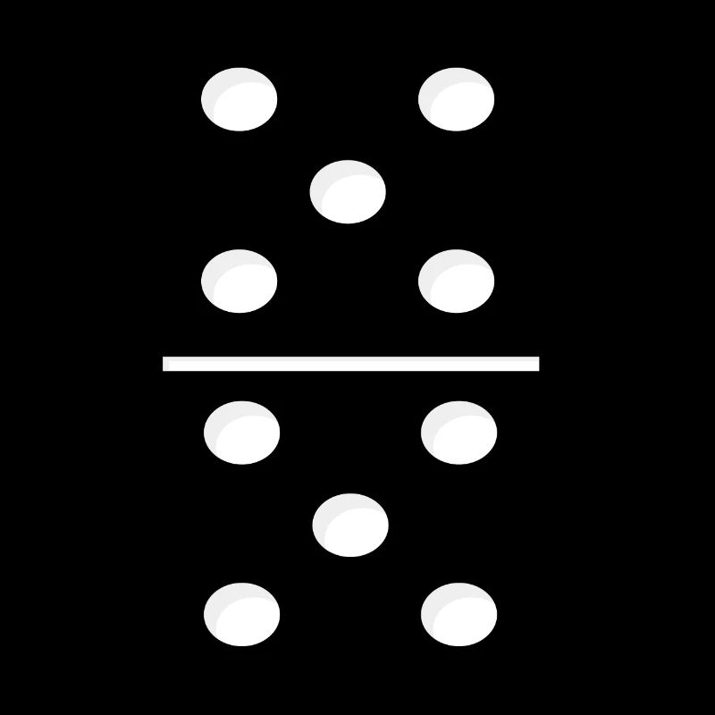 Domino Game Tile 5-5 - Funny Group Costume