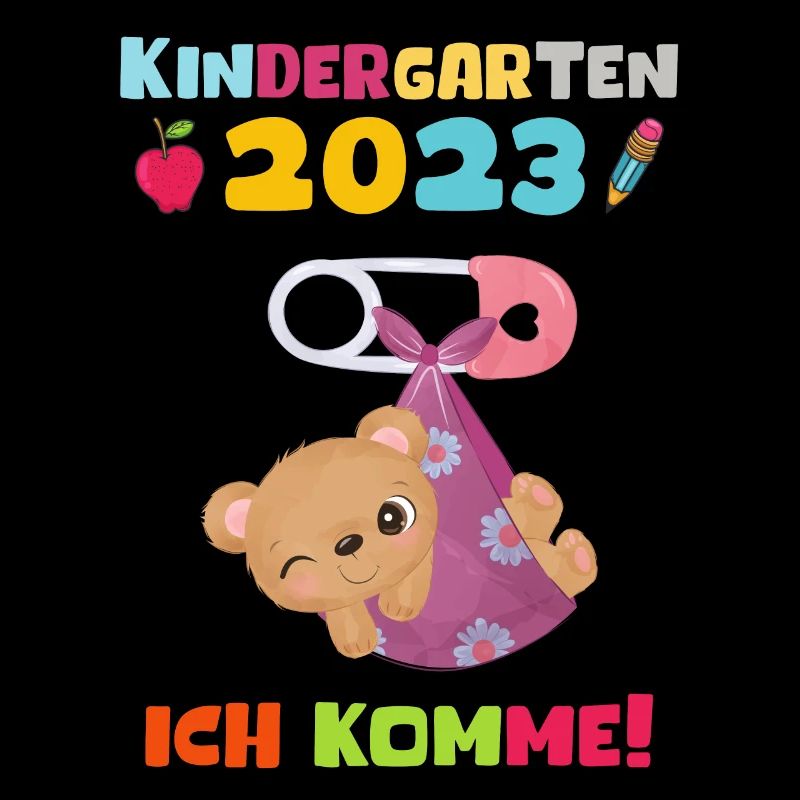 Kindergarten 2023 Ich Komme Mädchen Kita Geschenk