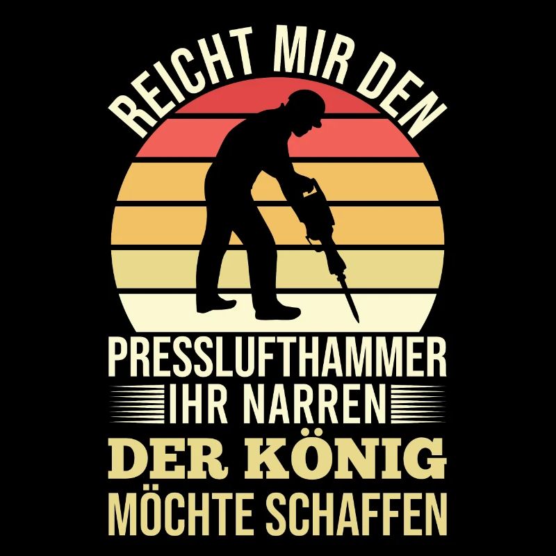 Reicht Mir den Presslufthammer Straßenbauarbeiter