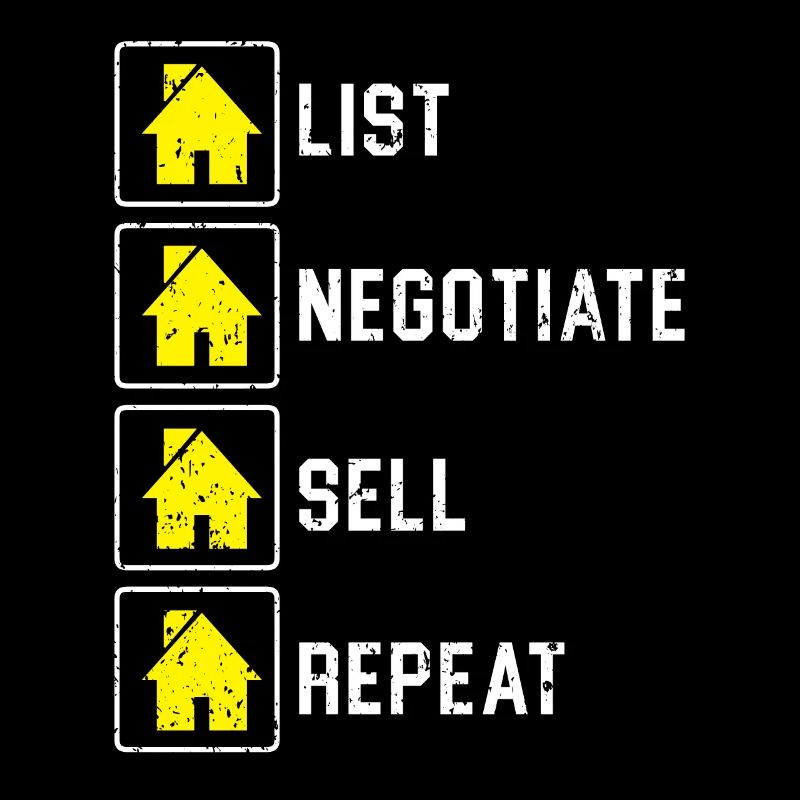 List Negotiate Sell Repeat Agent Real Estate Agent