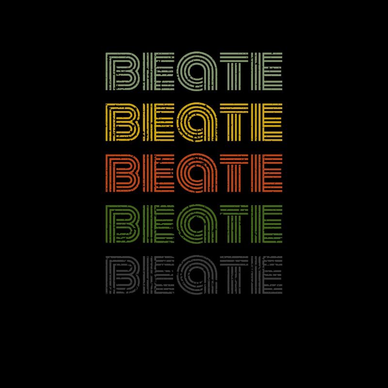 70er Retro Name Vintage Personalisieres Beate