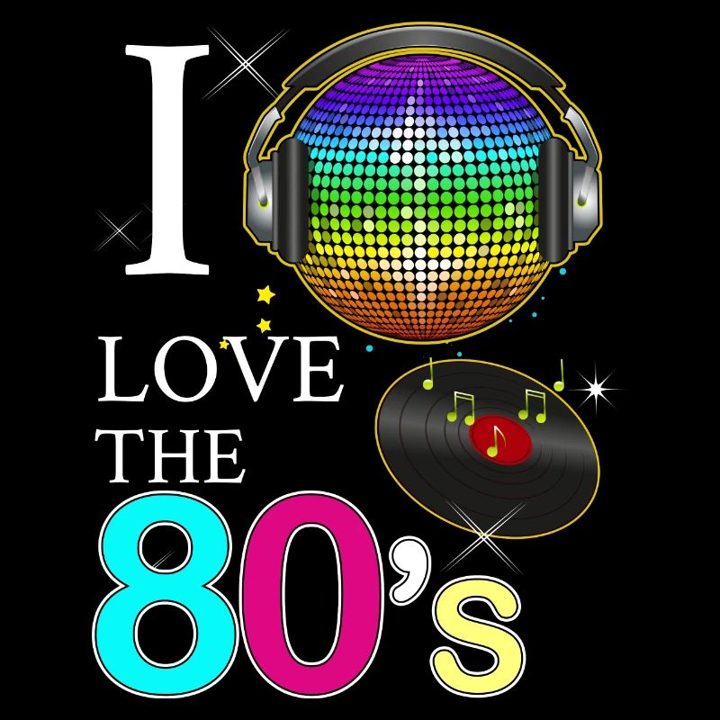 Année 80 Mode Rétro Vintage Nostalgie Musique