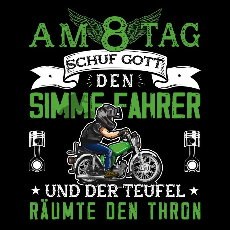 Lustiger Spruch Simsonfahrer S50 S51 Simme Moped