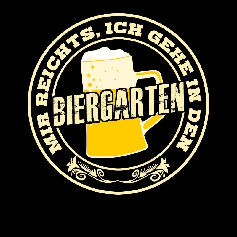 Biergarten Bierglas Bier Biertrinker