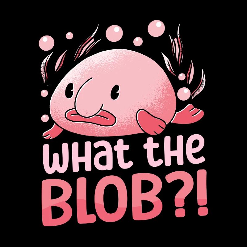 Blobfish Costume - Ugly Blob Fish Face -