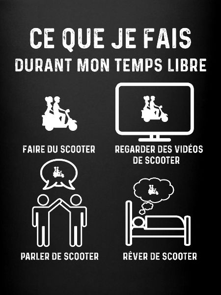 scooter temps libre motard