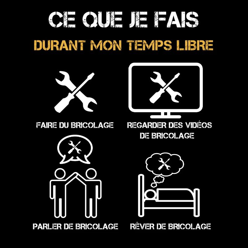 bricolage temps libre humour