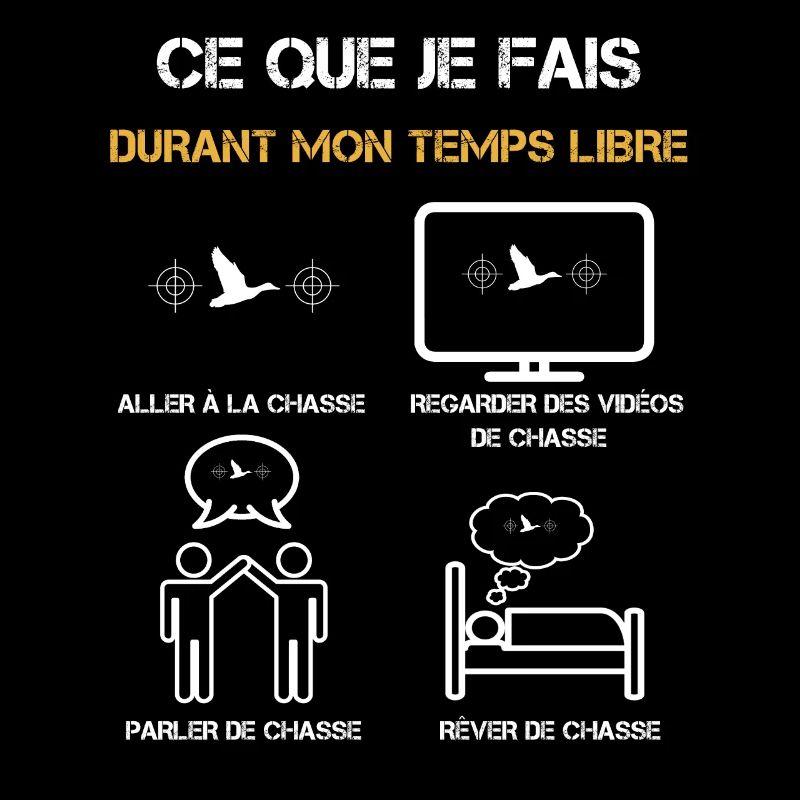 chasse hutte temps libre humour
