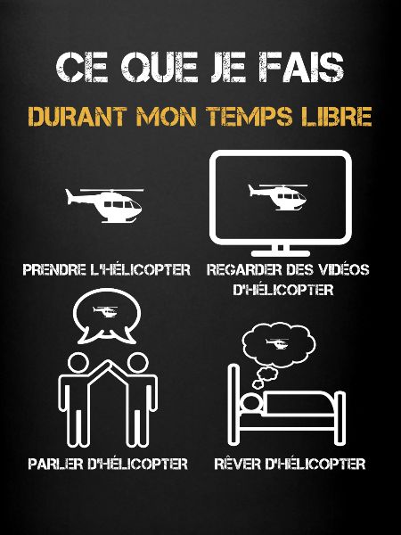 hélicopter temps libre humour