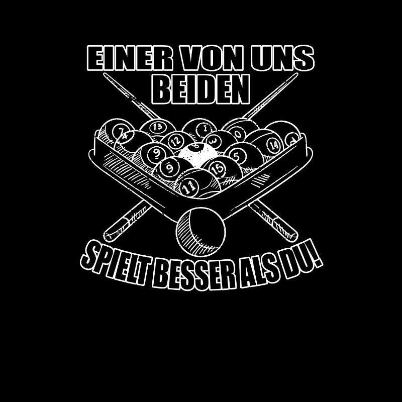 Einer von uns Beiden spielt besser - Snooker,