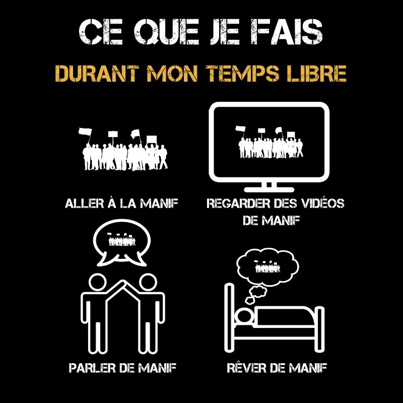 manif temps libre humour