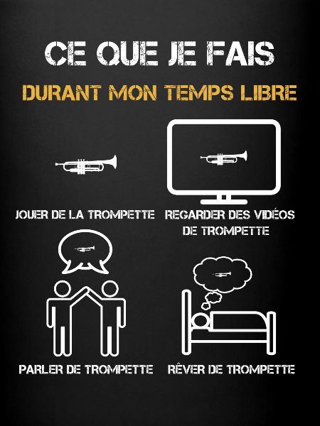 trompette temps libre humour