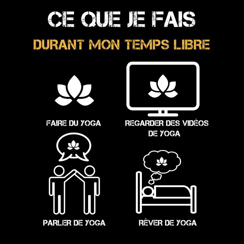 yoga temps libre humour