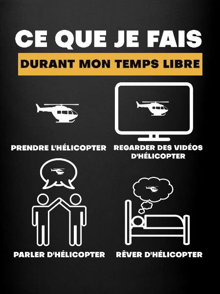 hélicopter durant temps libre