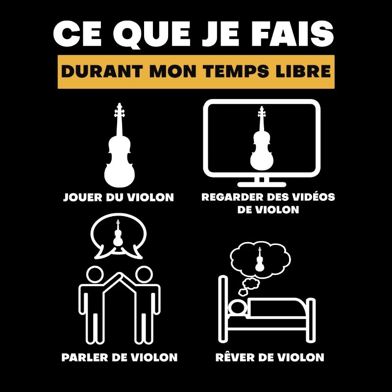 violon durant temps libre