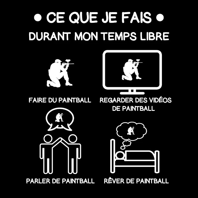paintball temps libre cadeau tireur