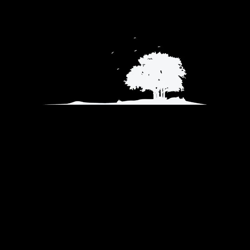 Arbre dans le champ feuilles de nature