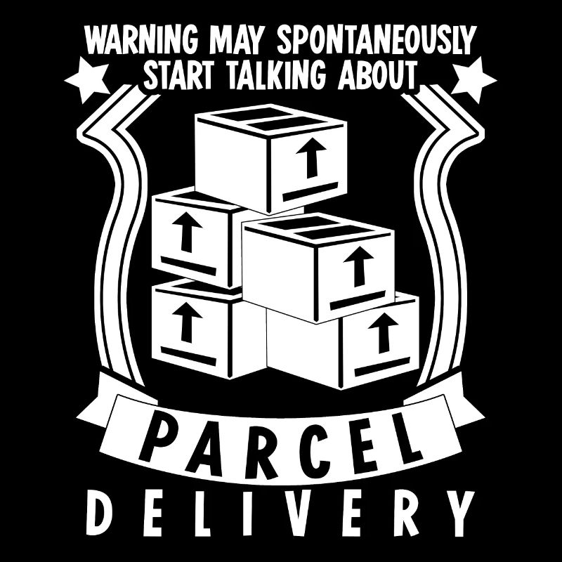 Parcel carrier, postman, parcel delivery man