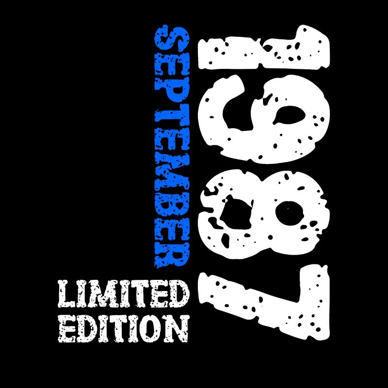 1987 September Limited Edition 36. Geburtstag Deko