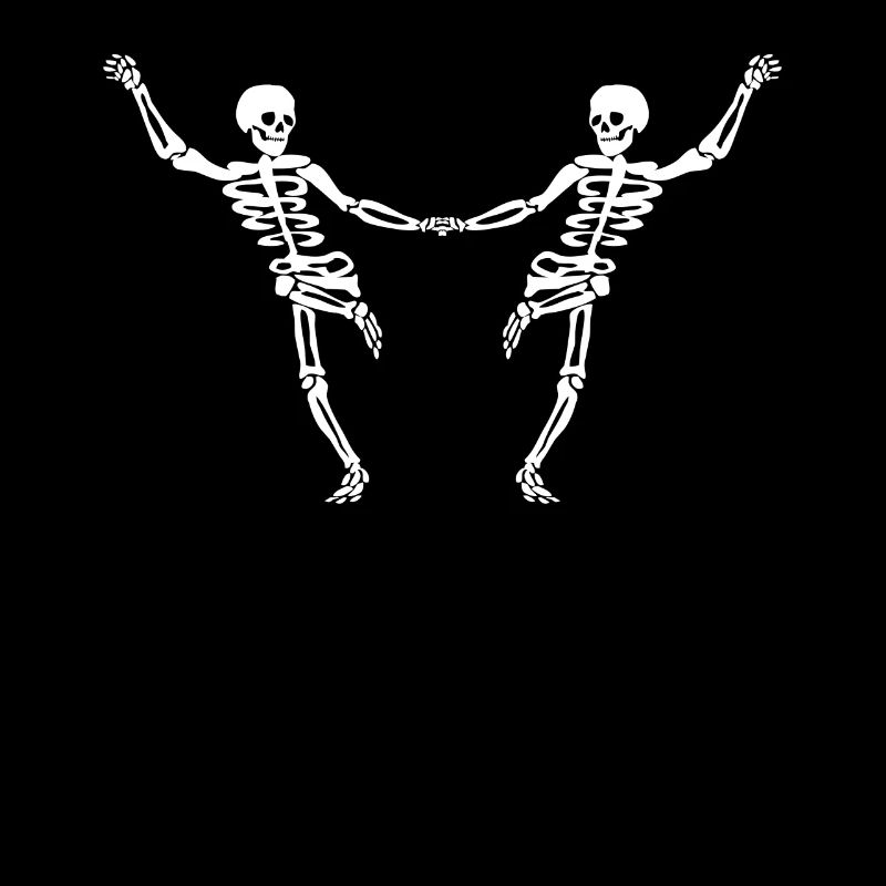 Dancing Halloween Boogie-Woogie Skeletons