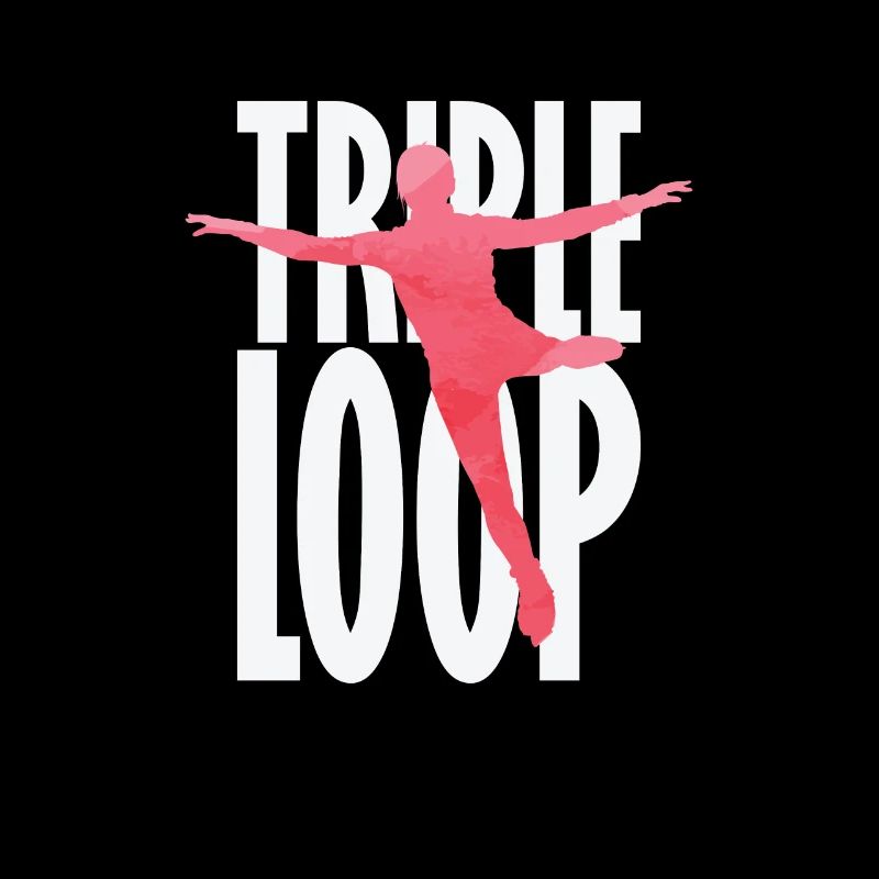 Triple Loop Eiskunstlauf