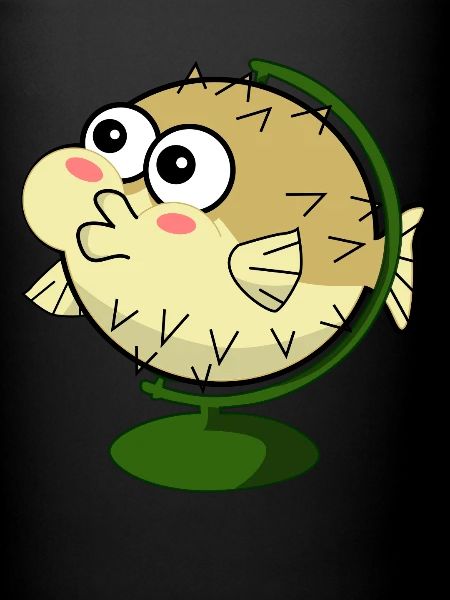 Drôle de poisson-globe