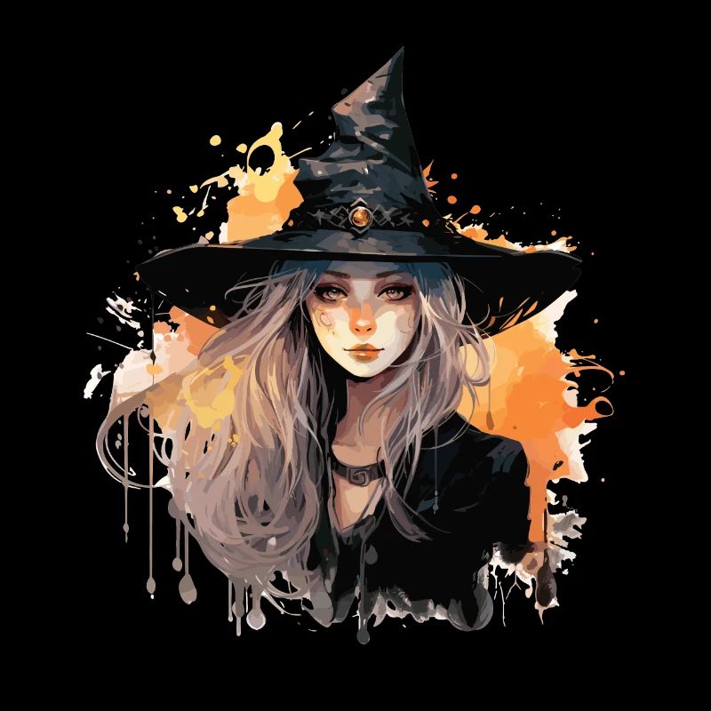 Cool costume d’Halloween - Sorcière effrayante