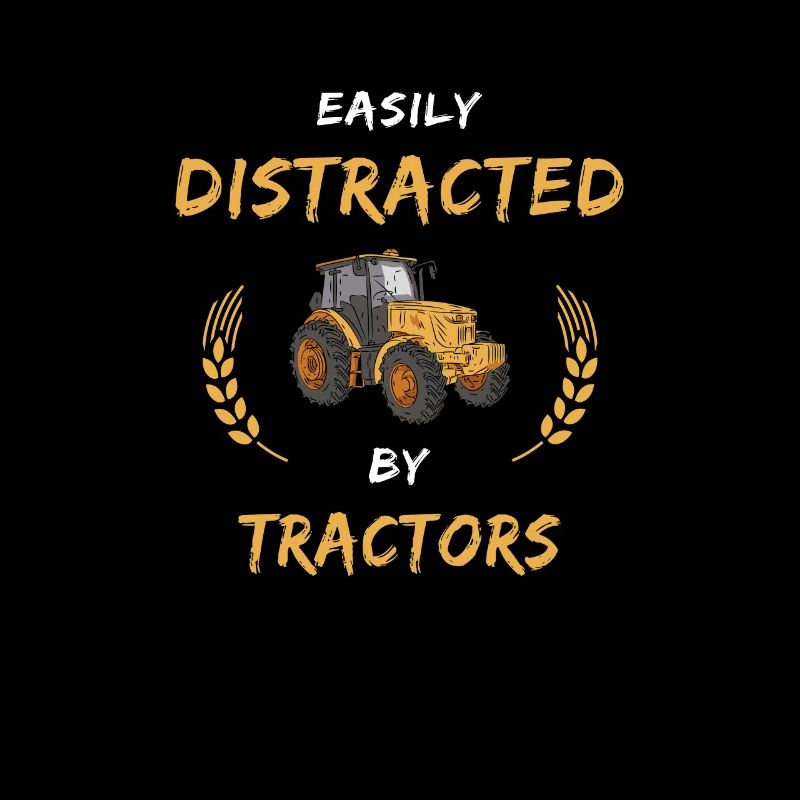 Easily distracted by tractors tractor farm