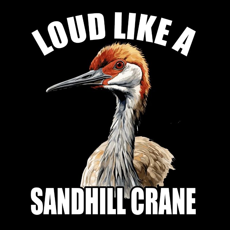 "Laut Wie Ein Sandhill Crane" Sandhill Cranes
