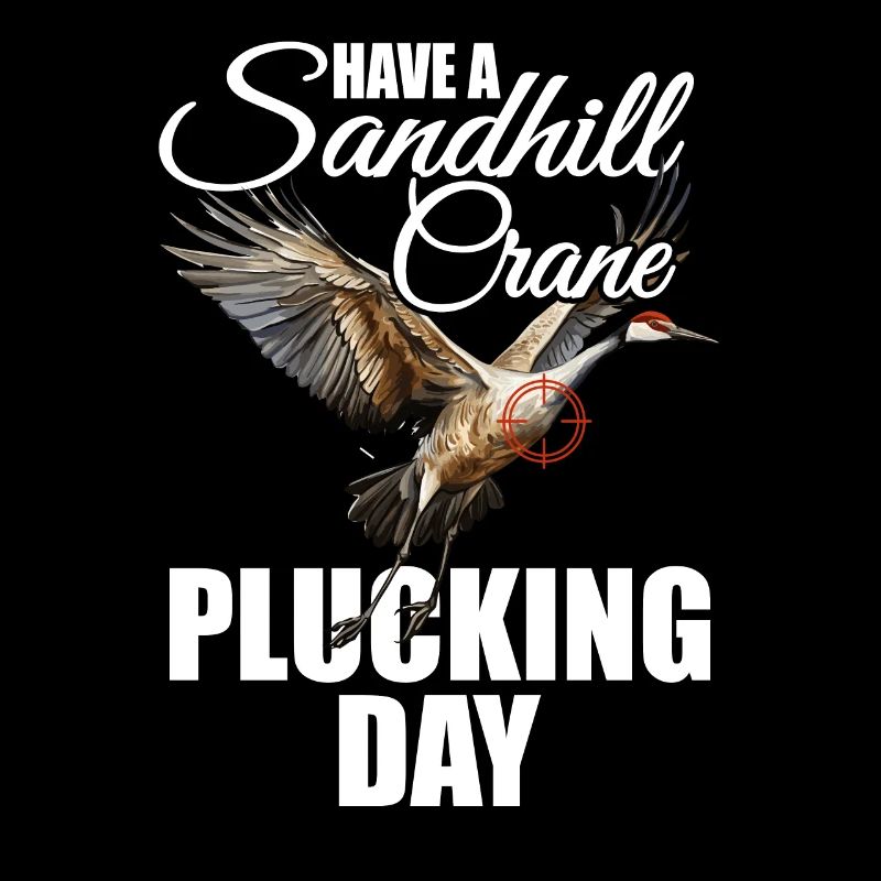 "Hab Einen Sandhill Crane Puling Day" Sandhill