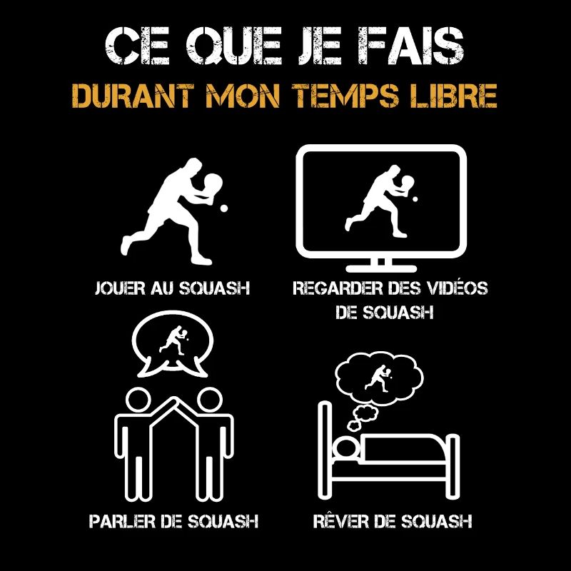 ce que je fais durant mon temps libre squash