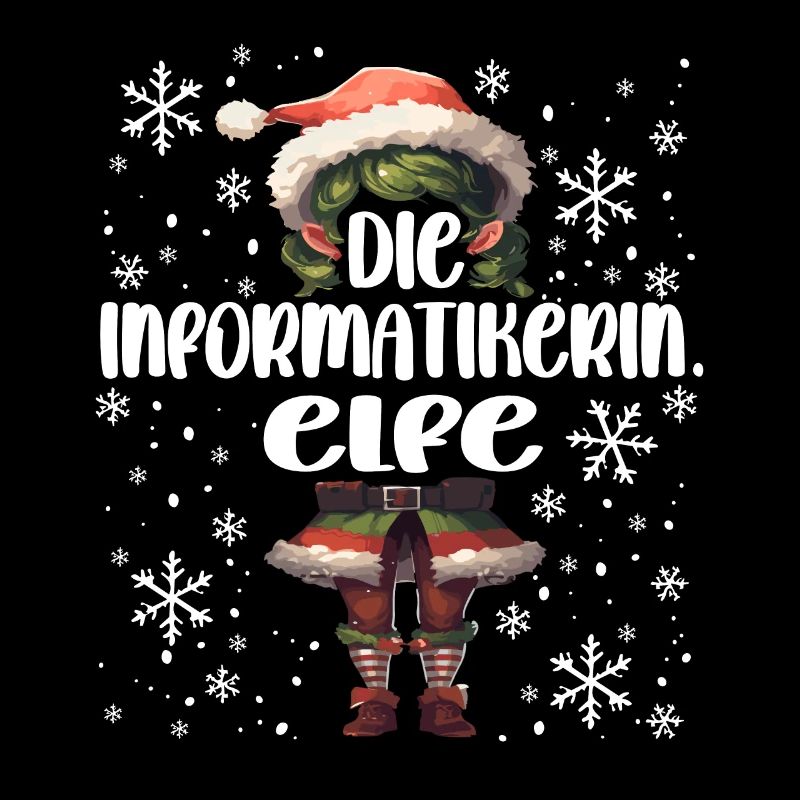 Weihnachtsoutfit Informatikerin Wichtel