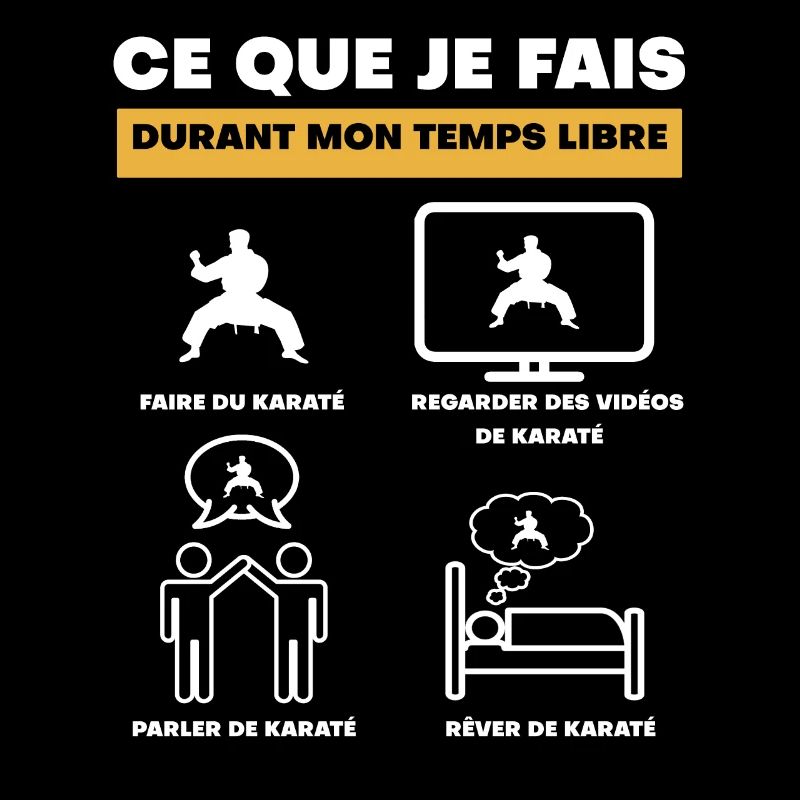 durant temps libre karaté