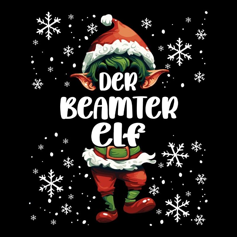Weihnachtsoutfit Beamter Elf Wichtel
