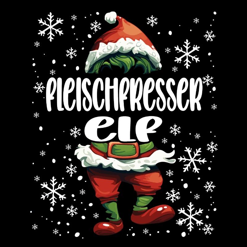 Weihnachtsoutfit Fleischfresser Elf