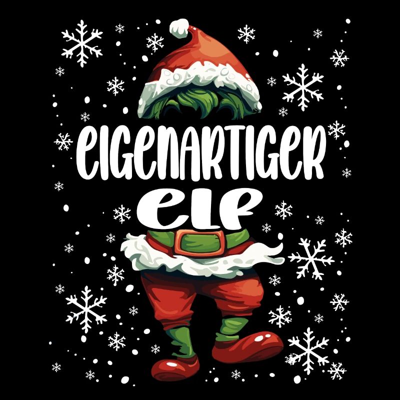 Weihnachtsoutfit Eigenartiger Elf