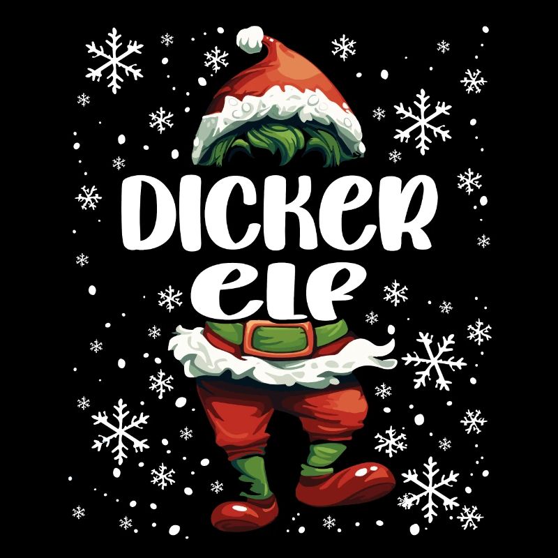 Weihnachtsoutfit Dicker Elf